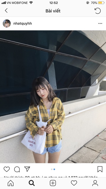Túi tote ulzzang topper chữ đỏ (hình thật)