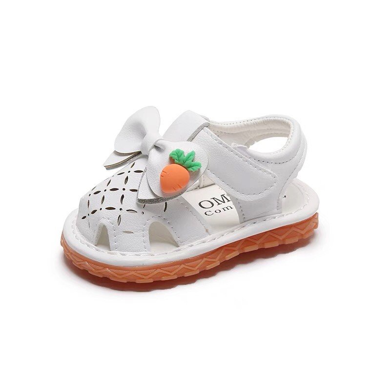 Sandal tập đi-sandal bé gái,  hình củ cà rốt siêu đáng yêu A-7 CÀ RỐT