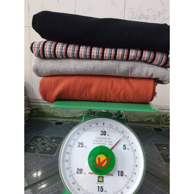 Vải thun gân 3 mt 3k