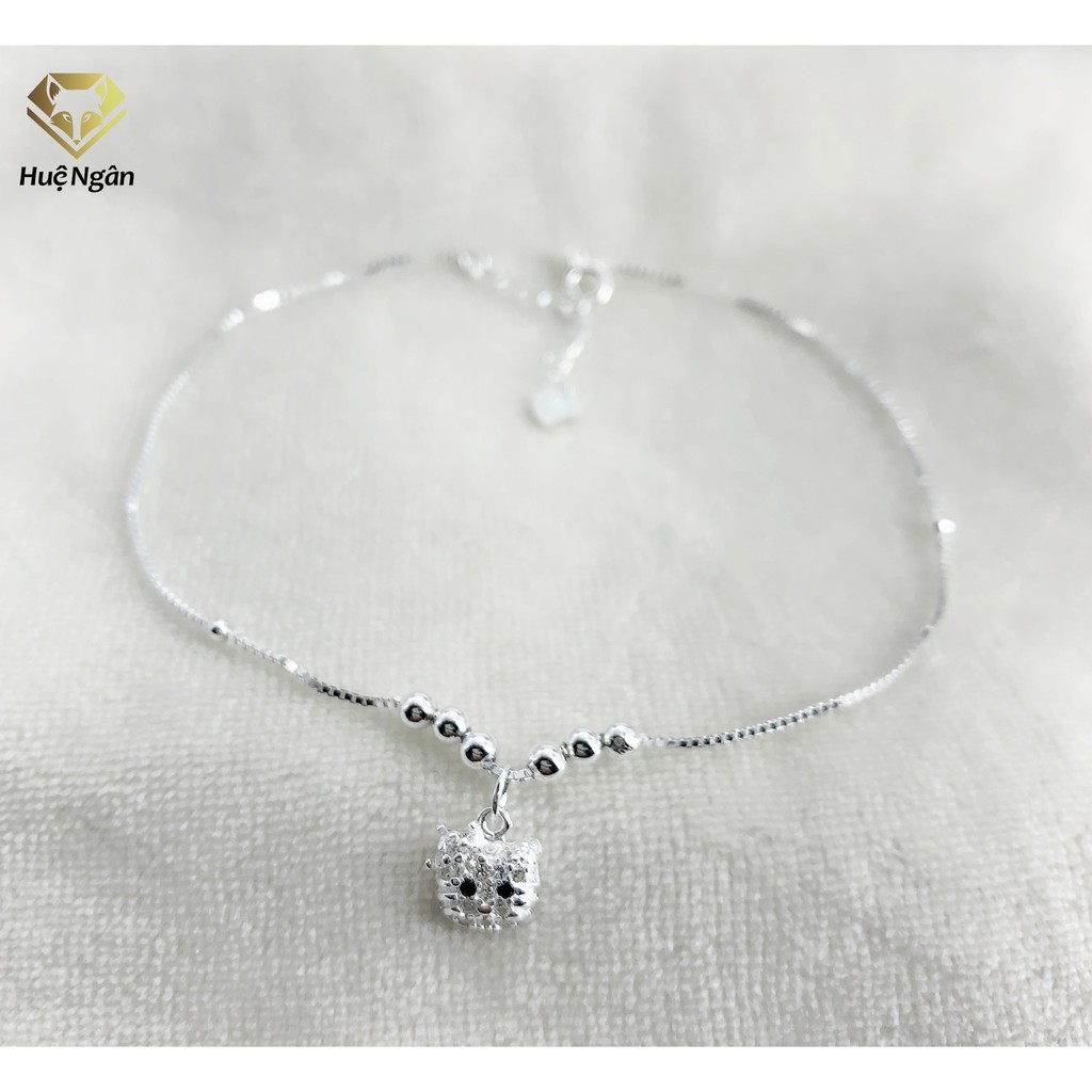 Lắc chân bạc Ý 925 Huệ Ngân -Mèo xinh RYBJ50062 | BigBuy360 - bigbuy360.vn