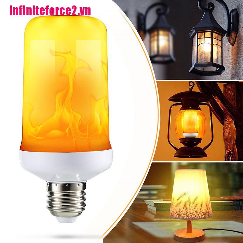 Bóng Đèn Led Vn E27 5w 4 Chế Độ Tạo Lửa