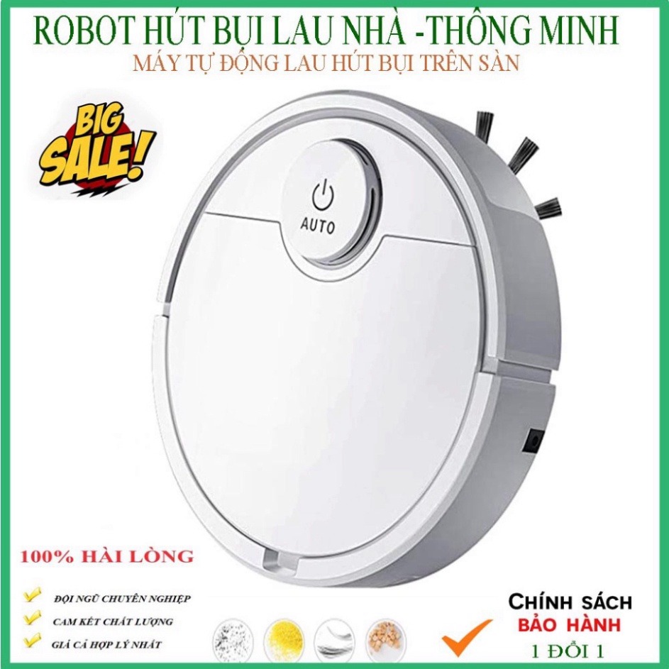 ROBOT Hút Bụi Lau Nhà Tự Động ES 300 ,ROBOT Hút Bụi Lau Nhà,Hút Sạch Bụi Bẩn, Tóc Rụng, Lông Động Vật ,