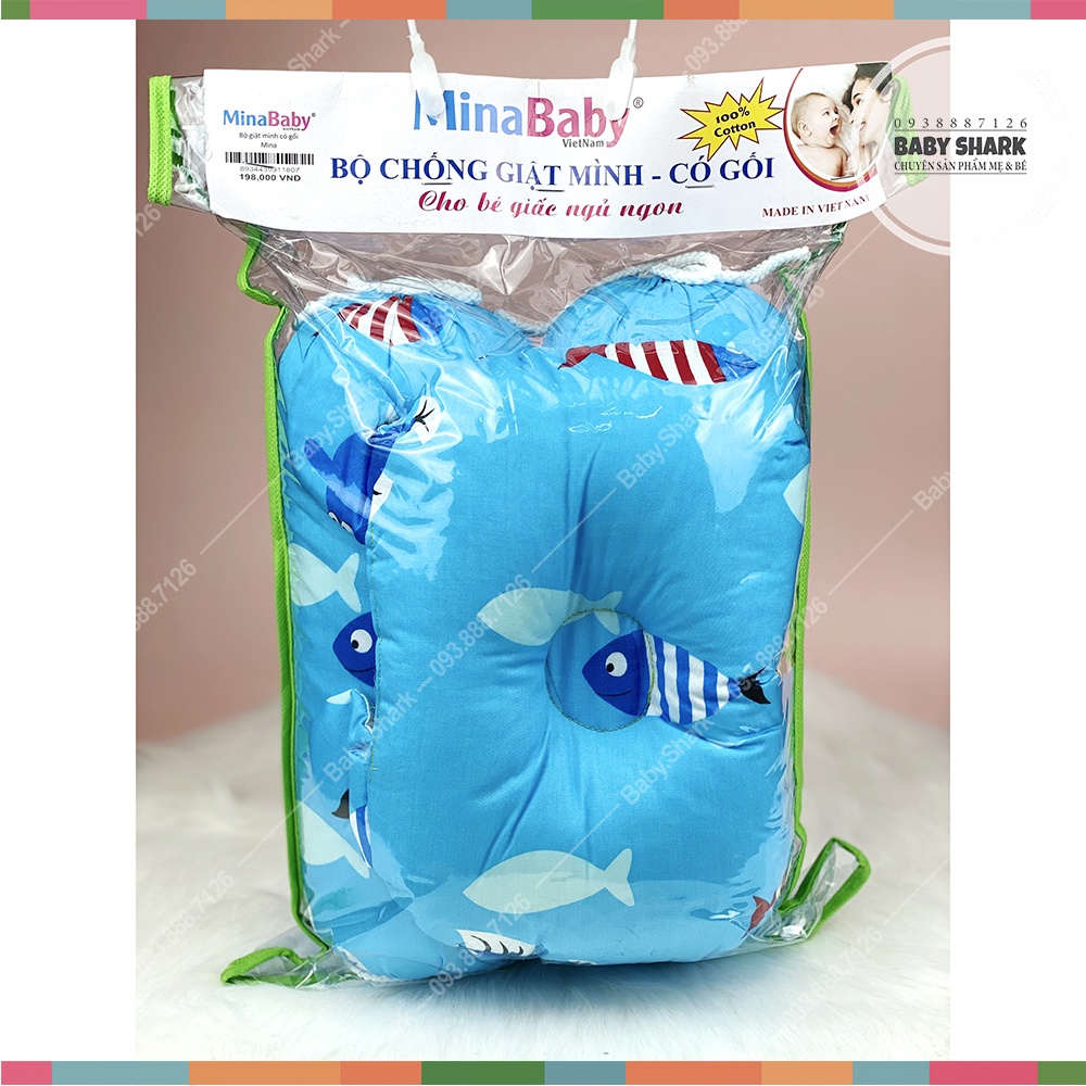 Bộ gối chặn chống giật mình Mina Baby