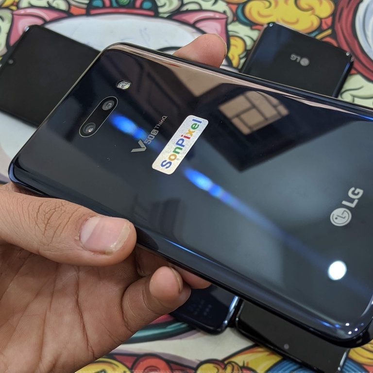Điện Thoại LG V50S Thinq Ram 8/256gb chíp Snapdragon 855, chiến game ngon lành. Sơn Pixel