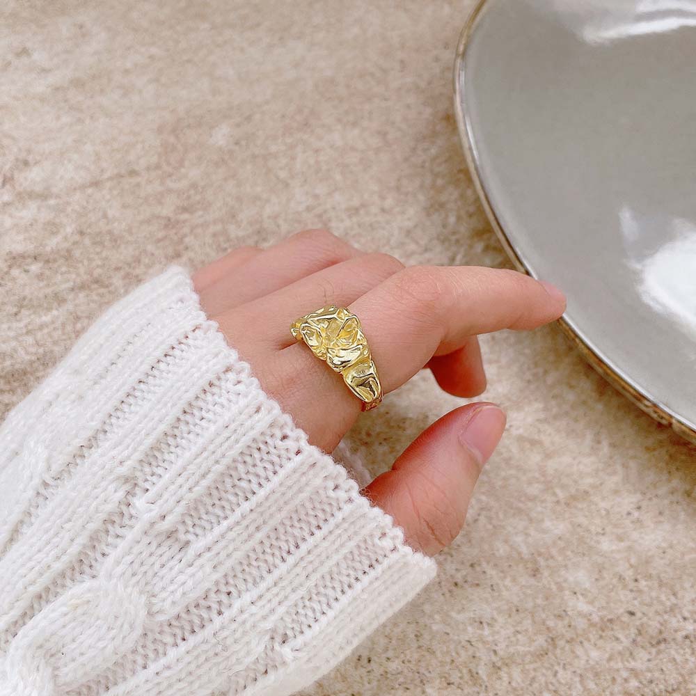 Nhẫn Đeo Tay Kim Loại Phong Cách Âu Mỹ Cho Nữ