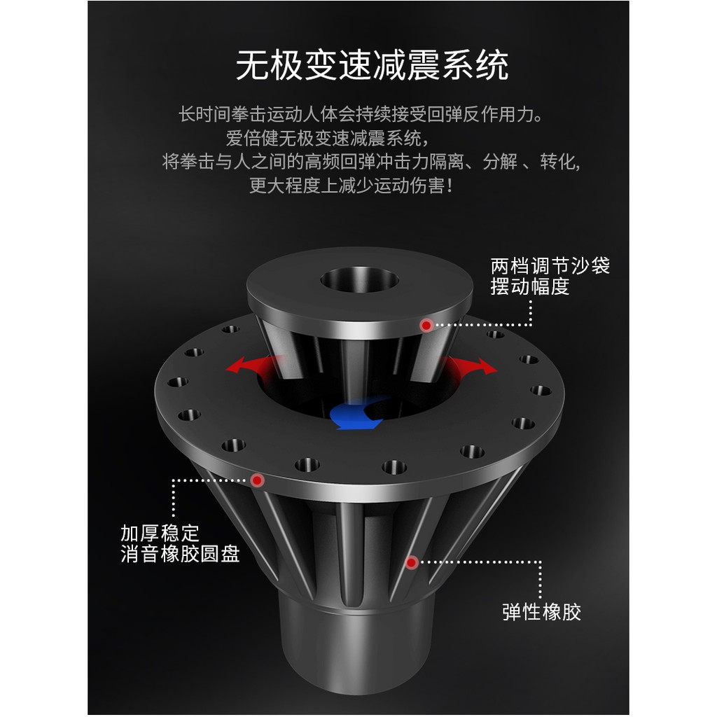 Trụ đấm boxing cao cấp cao 1.8m tự đứng nền nhà tặng găng BN - HCM
