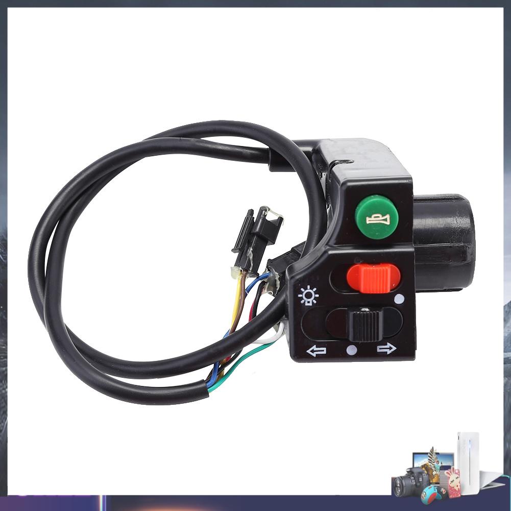 Công Tắc Đèn Pha Xe Đạp Điện Ebike Màu Đen