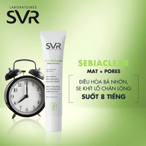 Kem Dưỡng SVR Sebiaclear MAT+PORES