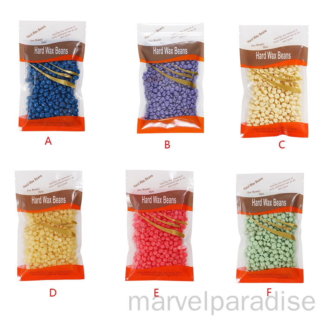 [Hàng mới về] Hạt sáp cứng tẩy lông mặt/lông mày/lưng/ngực/chân tại nhà 100g