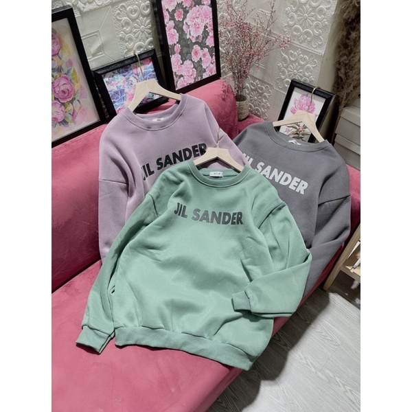 Áo nỉ hoodies cổ tròn in chữ basic form thụng | BigBuy360 - bigbuy360.vn