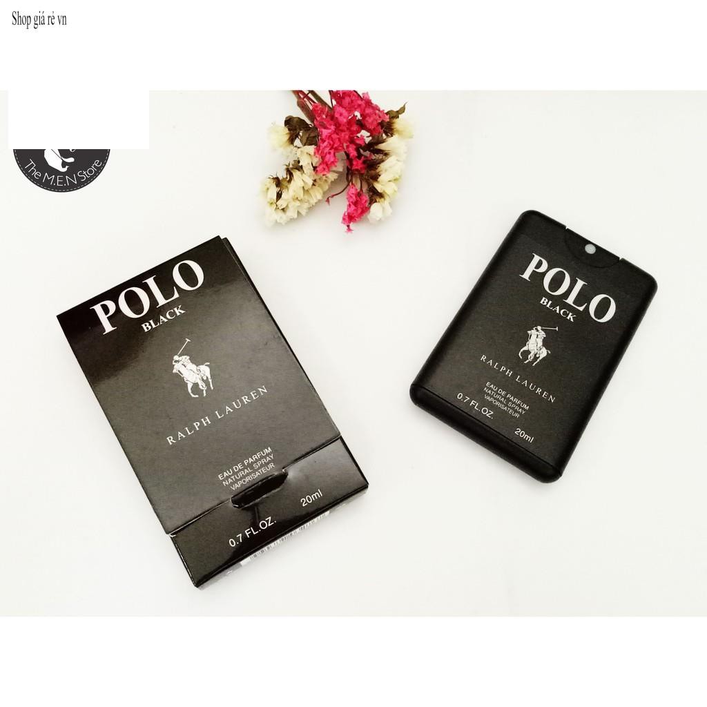 Nước Hoa Name Card Pháp Polo Black 20ml cho nam