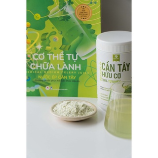 Bột nước ép cần tây hữu cơ 250gram Da'Farm