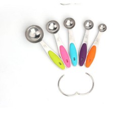 Muỗng đong inox tròn - bộ 5 cái