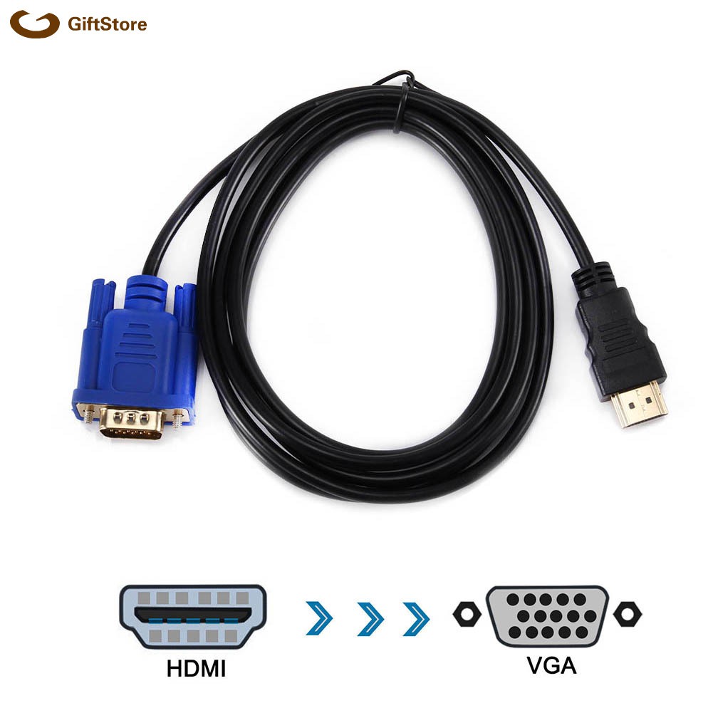 Cáp chuyển đổi HDMI sang VGA cho TV DVD