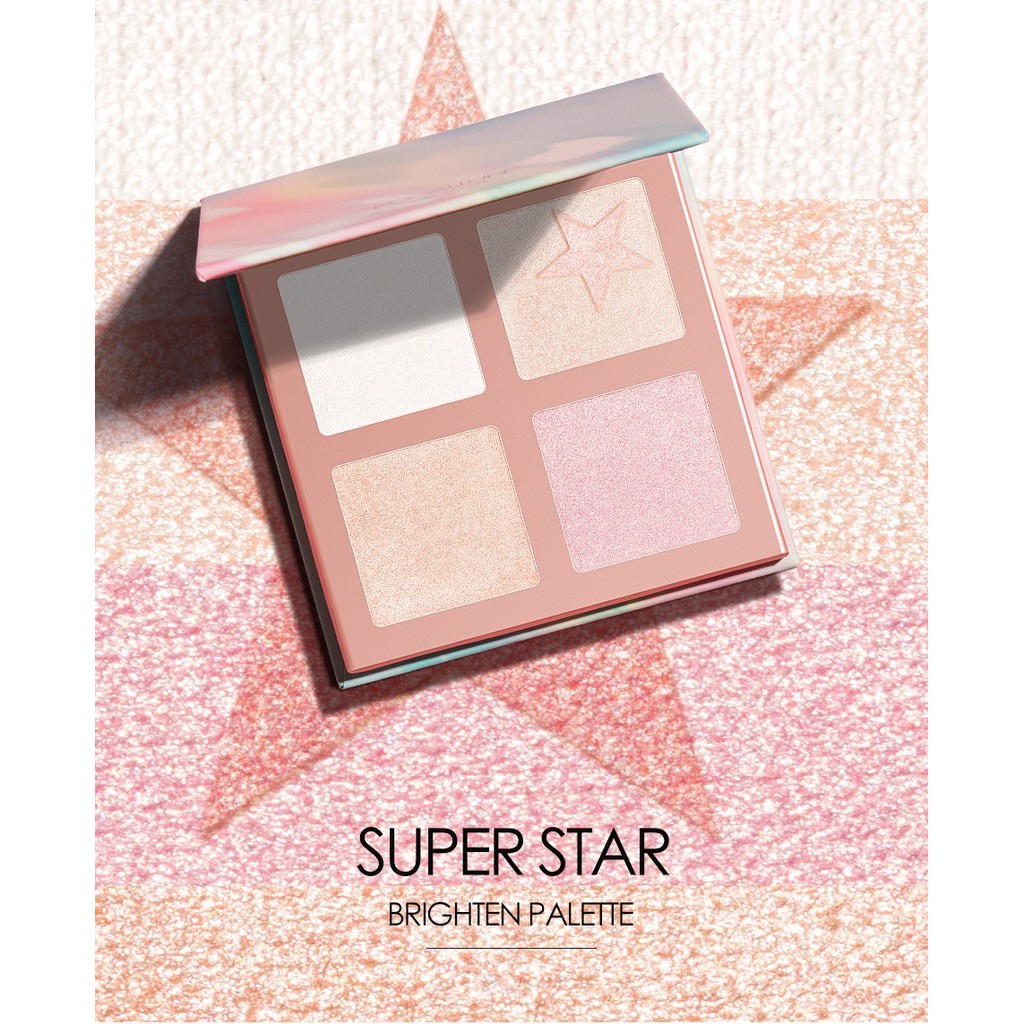 Bảng Bắt Sáng & Tạo Khối Super Star Highlighter Palette Focallure 15g FA63 | BigBuy360 - bigbuy360.vn