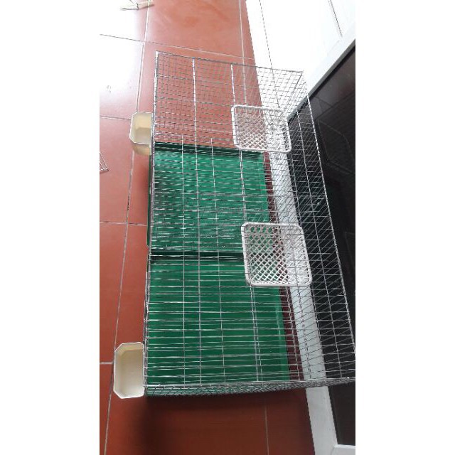 Lồng vuông nuôi chim bồ câu Halosung lồng chim bồ câu kèm phụ kiện lồng chim LC79