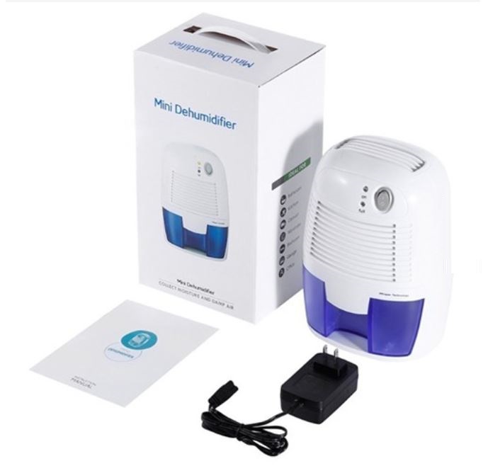 Máy Hút Ẩm Mini Dehumidifier, Loại Bỏ Mùi Ẩm Mốc Khó Chịu , Máy Chạy Êm - Tiết Kiệm Điện , Cung Cấp Không Khí Trong Lành