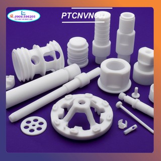 Cây teflon tròn/trụ trắng phi đường kính 6-->12 mm dài 500 mm ptcnvn007