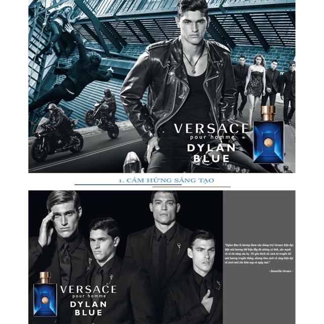 Nước hoa versace dylan blue pour homme 50ml fullbox | Thế Giới Skin Care