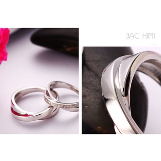 Nhẫn đôi Bạc Hiểu Minh NC119