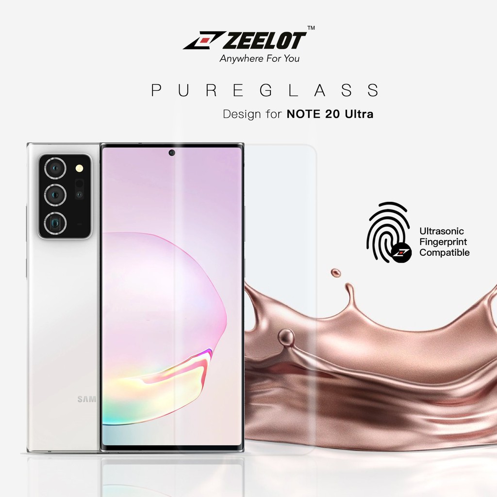 Kính cường lực UV Zeelot Samsung Note 10 Plus/Note 20 Ultra - Hàng Chính Hãng