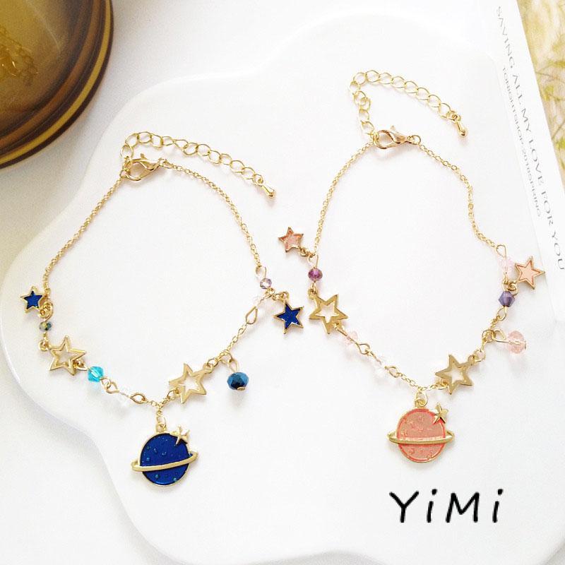 【Yimi.Vn】Vòng Tay Pha Lê Đa Năng Hình Hành Tinh Ngôi Sao Mộng Mơ Đơn Giản Cho Nữ