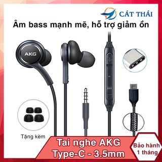 [BH 1 tháng ] Tai nghe AKG tai nghe SamSung, hai cổng kết nối 3.5mm, Type-C,dây cáp bền đẹp chắc chắn - ( kèm ảnh thật )