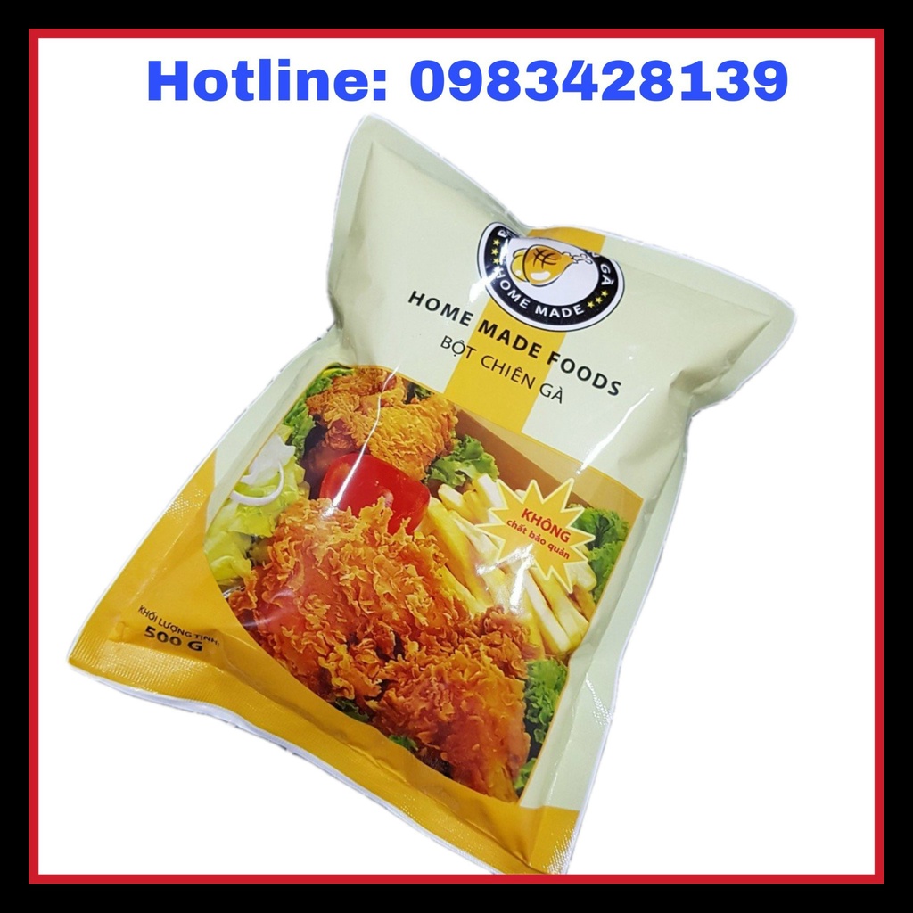 Bột chiên gà HMFOODS, Bột chiên gà giòn kfc gói 1kg