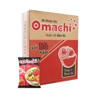 Mì Omachi Xốt bò hầm Nguyên thùng 30 gói