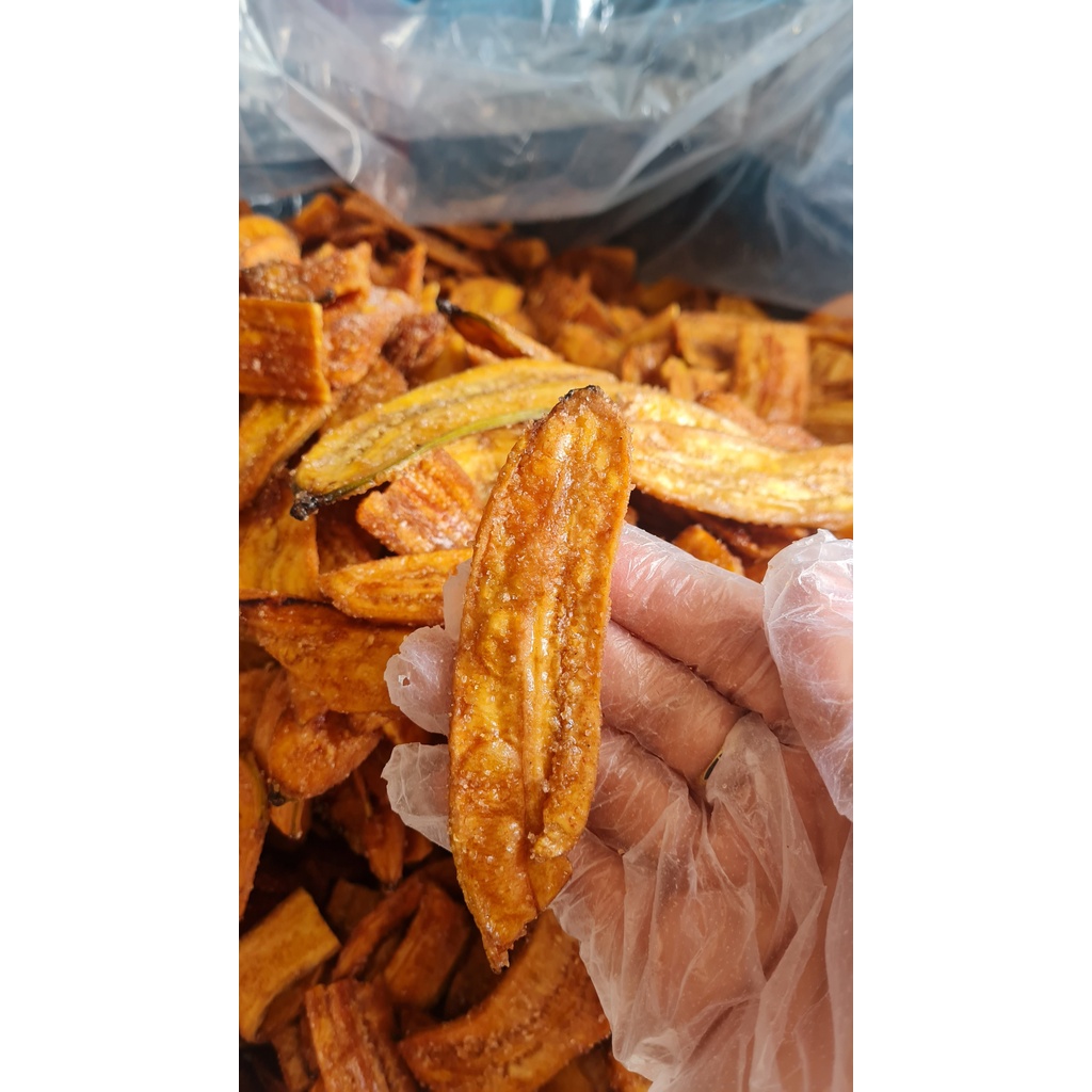 500g Chuối Sấy Mè Gừng Giòn Tan 💥FREE SHIP💥 Hàng Loại 1 - Hình Thật