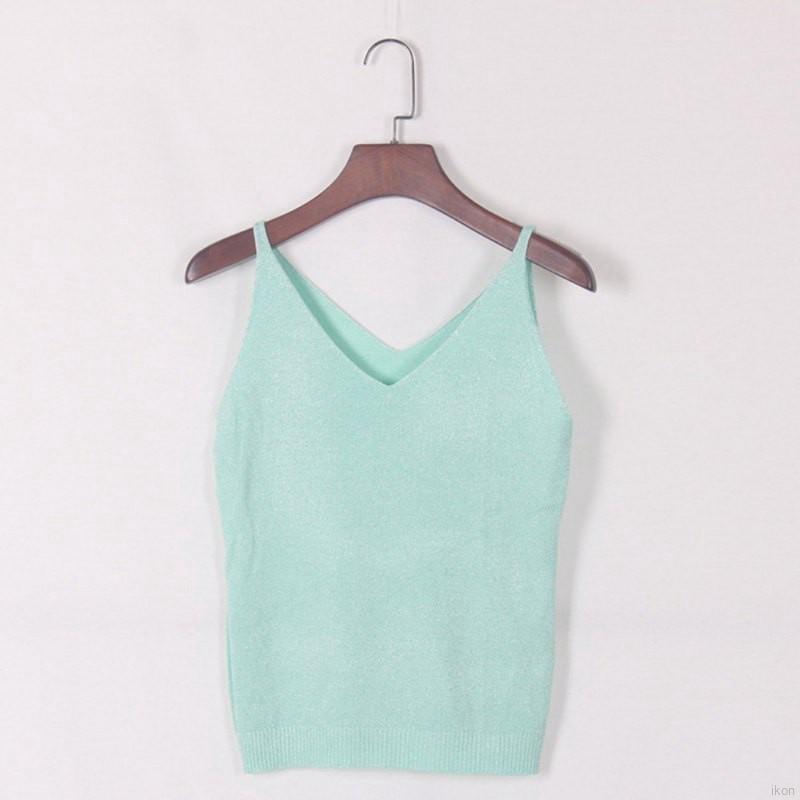 Áo ba lỗ dây kiểu đan cho nữ