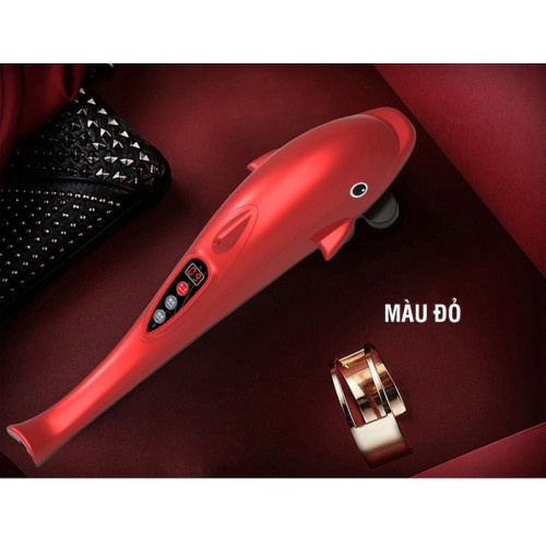 Máy massage cá heo cầm tay pin sạc Nikio NK-178 - 7 đầu thế hệ mới