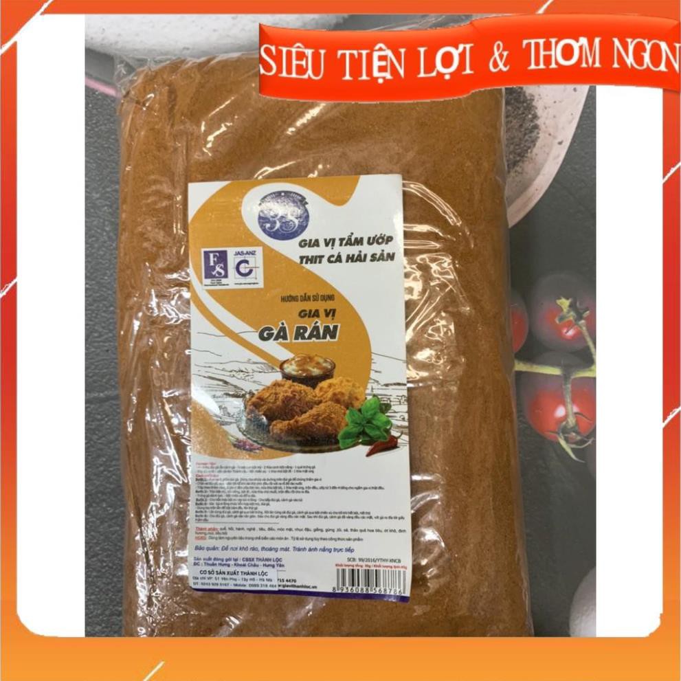 [NGON & TIỆN] Gia vị gà rán gói 100gr dùng tẩm ướp các món gà, đem đến hương vị thơm ngon, hấp dẫn