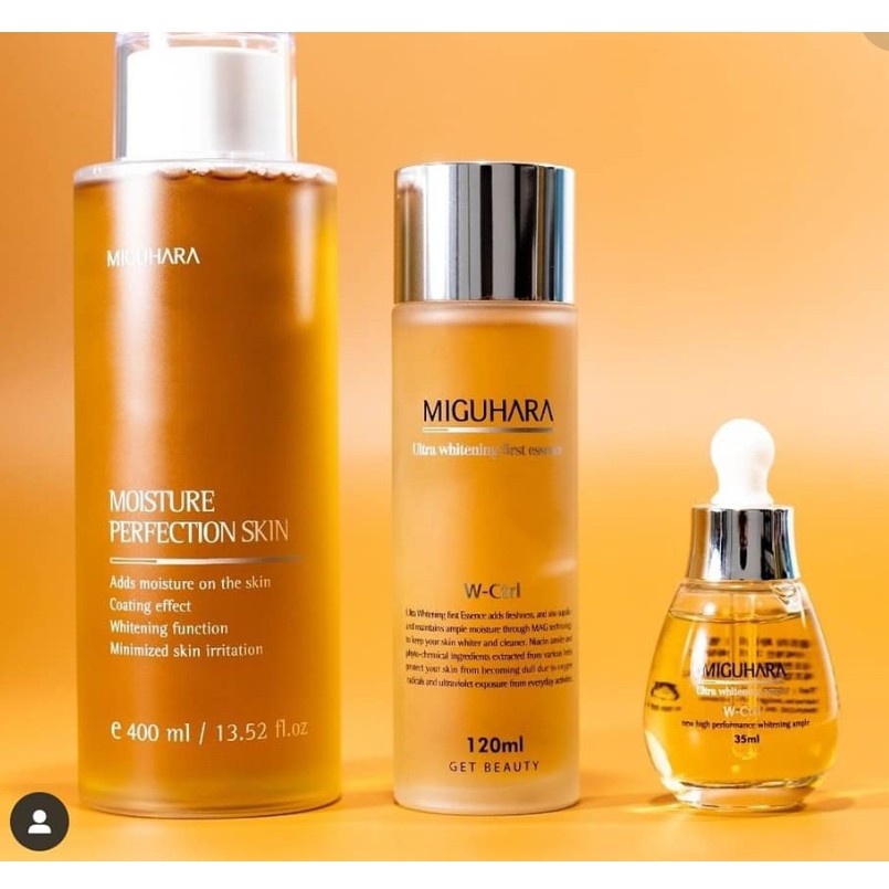 Nước hoa hồng Miguhara / Tinh chất dưỡng trắng Miguhara 35ml