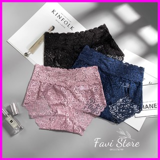 Quần lót ren nữ cao cấp cạp cao sexy đồ lót bigsize gợi cảm -ql004