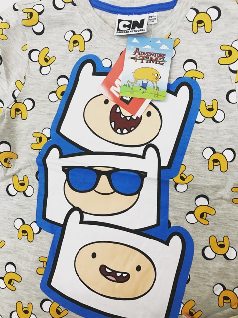 Áo cotton bé trai hoạt hình Adventure time hãng Cartoon Network hàng nhập Anh