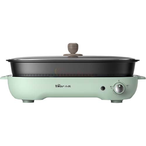 Nồi lẩu điện đa năng Bear SUBE004 - Hàng chính hãng - Công suất 1200W, Thao tác sử dụng đơn giản, Thiết kế gọn