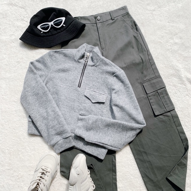 [Mã FADIRECT20 giảm 20K đơn 150K] Quần kaki ống suông túi hộp màu đen + xanh + nâu( 433SK ) | BigBuy360 - bigbuy360.vn