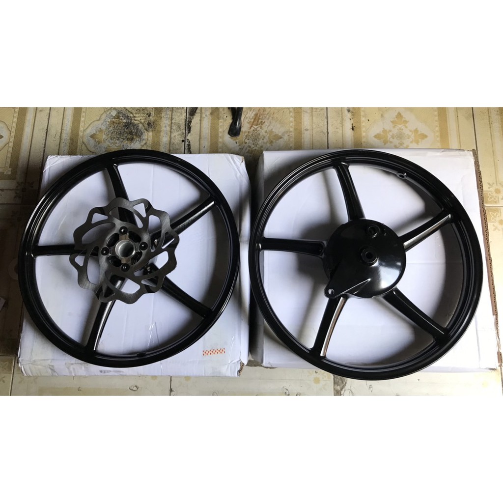 MÂM 5 CÂY ENKEI ASIRO XMODE KIỂU RCB THẮNG ĐĨA GẮN ZIN THEO XE YAMAHA SIRIUS JUPITER EXCITER 2006 2010