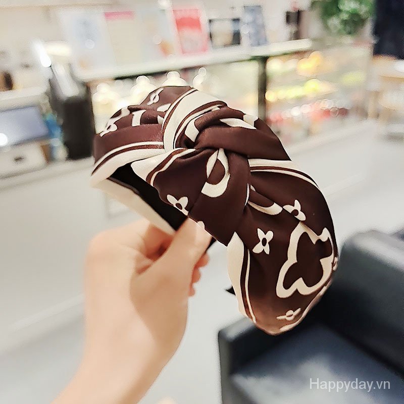 Cài tóc vải bản rộng thời trang cao cấp cho nữ