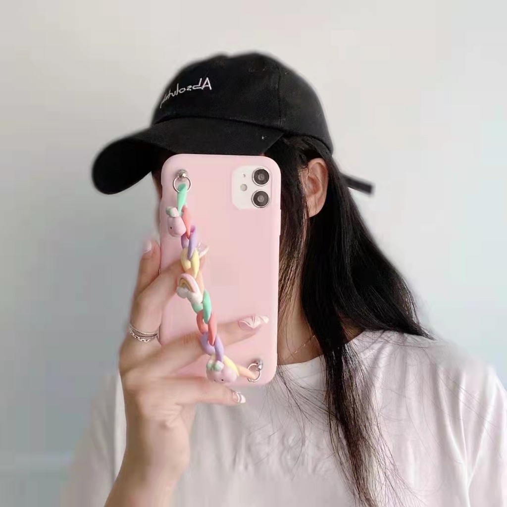 Ốp điện thoại TPU mềm có dây đeo cho OPPO Reno 6Z 5G 6 5Z 5 5F 4Z 5G 4F 4 SE 3 Pro 2 2Z 2F