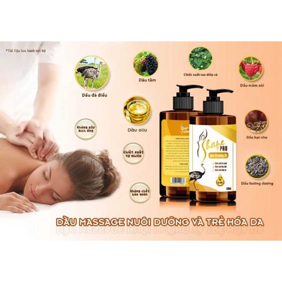 Tinh dầu massage từ thiên nhiên hỗ trợ giảm mỡ, trẻ hóa da S Shape Pro Skin Firming Oil/mediworld
