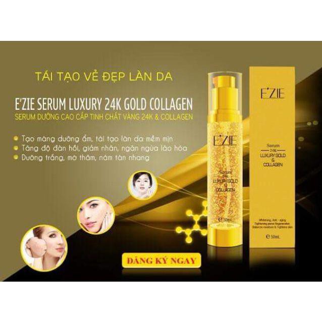 EZIE Serum dưỡng da cao cấp tinh chất vàng 24k & Collagen