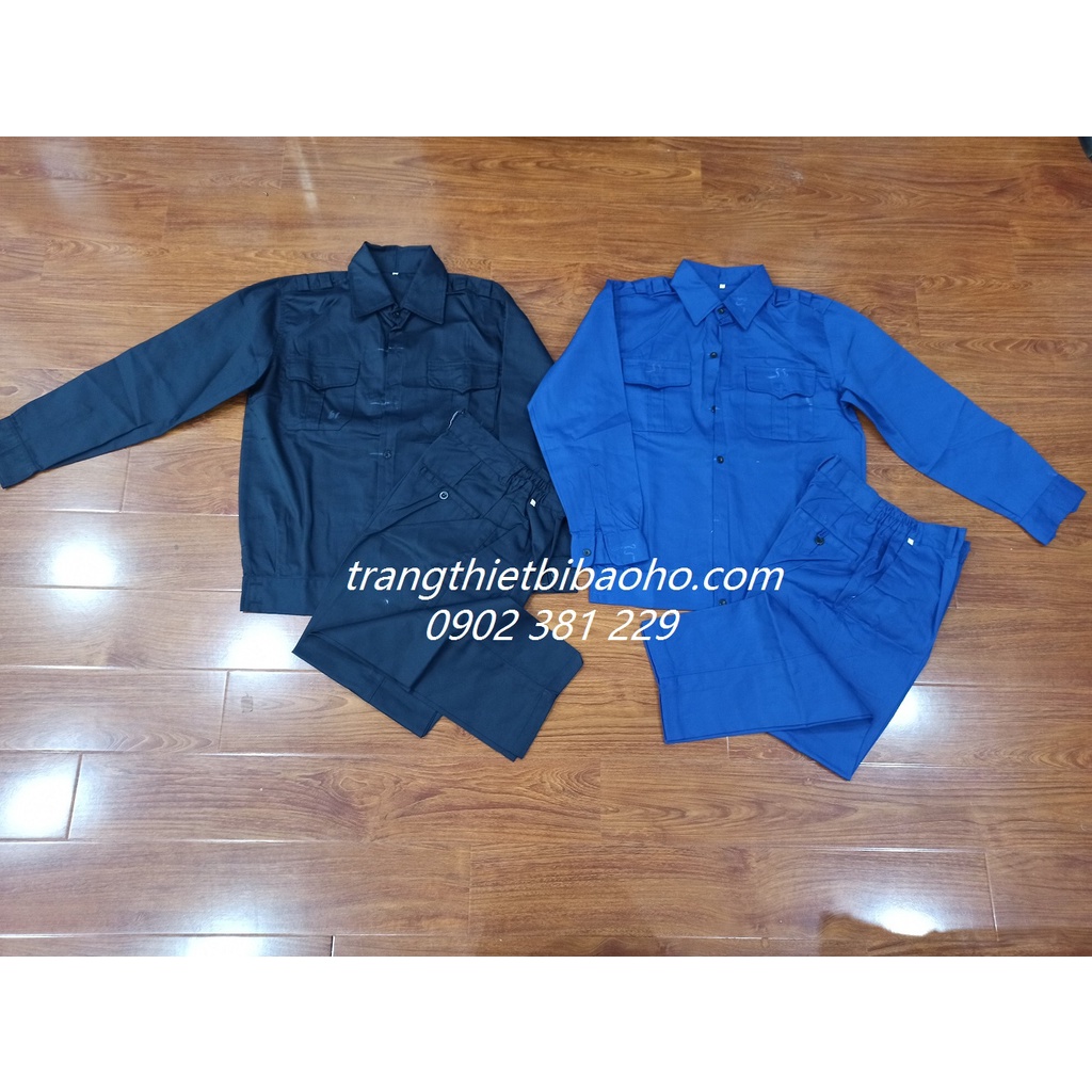 Quần áo bảo hộ lao động công nhân vải kaki Nam Định - DN08
