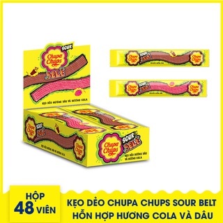 Kẹo dẻo Chupa Chups dây cầu vồng hộp 384gr (48 dây)