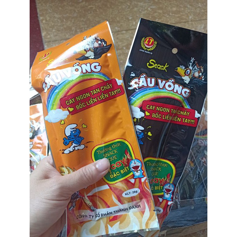 02 gói snack cầu vồng siêu ngon