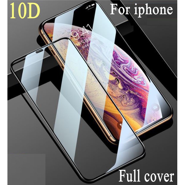 Kính cường lực 10d bảo vệ màn hình thích hợp cho iPhone 13 12mini 12 12pro 12max 11 pro xi x xr xs max 7 8 6 6s plus