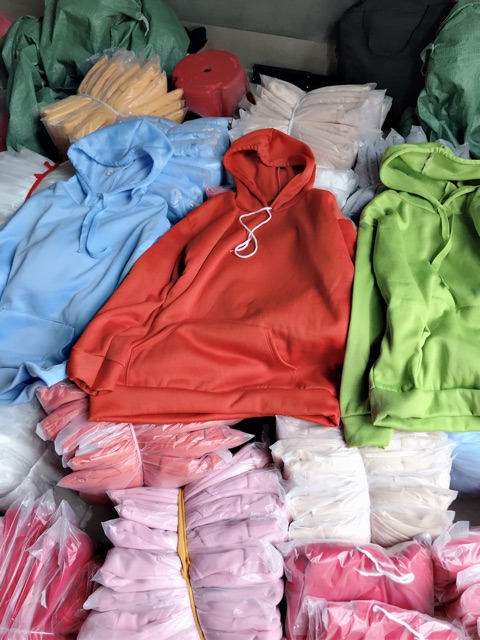 Áo hoodi trơn chất nỉ bông | BigBuy360 - bigbuy360.vn