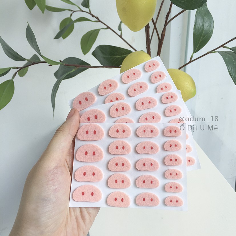 Sticker dán má doll K-pop - Hình dán xốp mũi heo