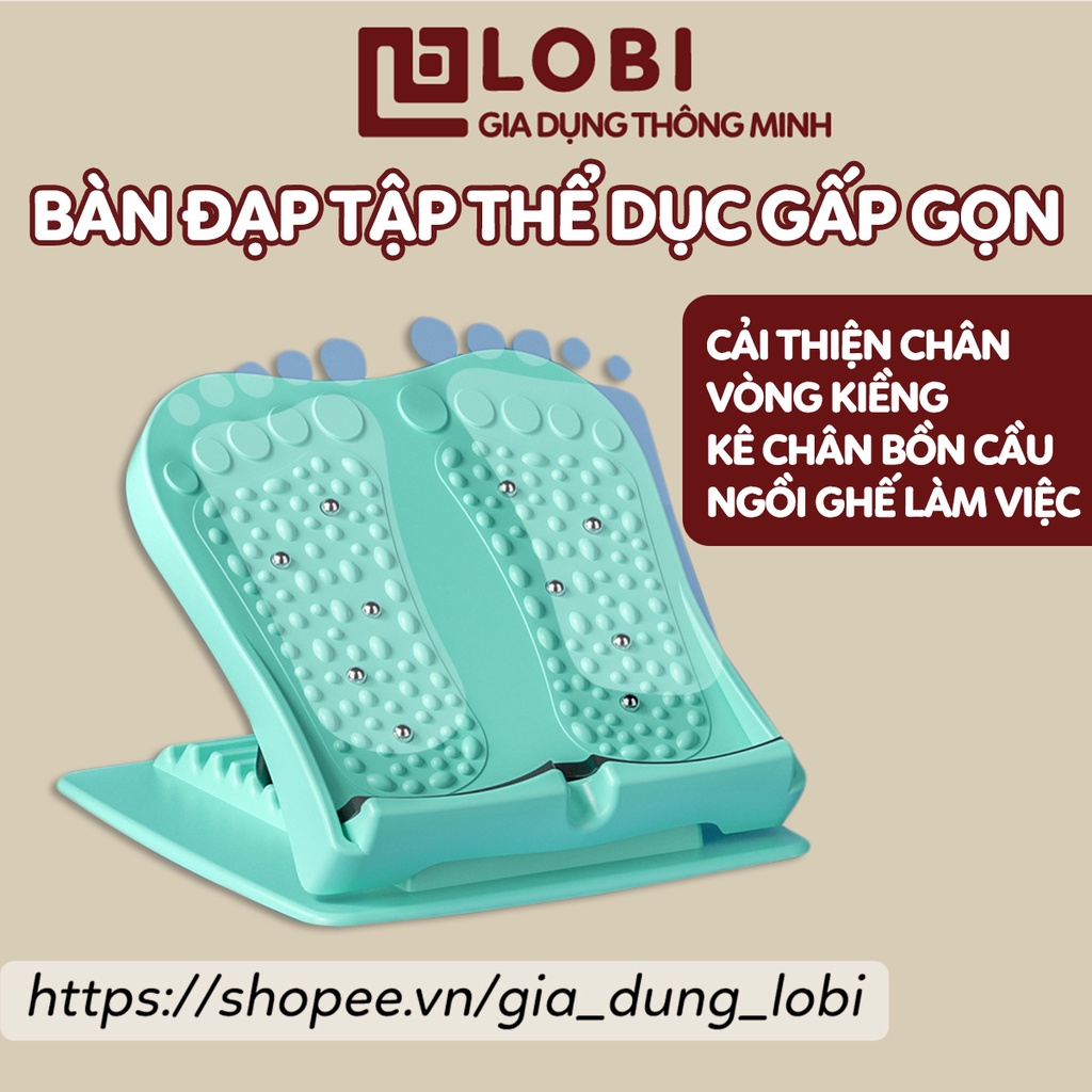 Bàn đạp tập thể dục gấp gọn co giãn cơ bắp khắc phục chân vòng kiềng dụng cụ massage giảm béo yoga